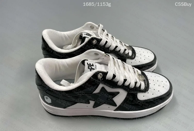 QC- Bapesta Sk8 Black 🐼