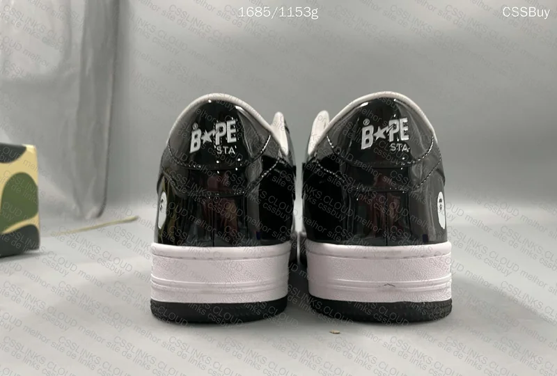 QC- Bapesta Sk8 Black 🐼 4