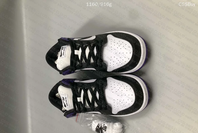 QC Dunk SB low court purple