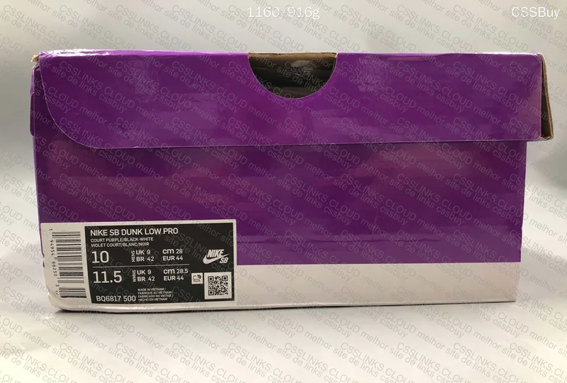 QC Dunk SB low court purple 4