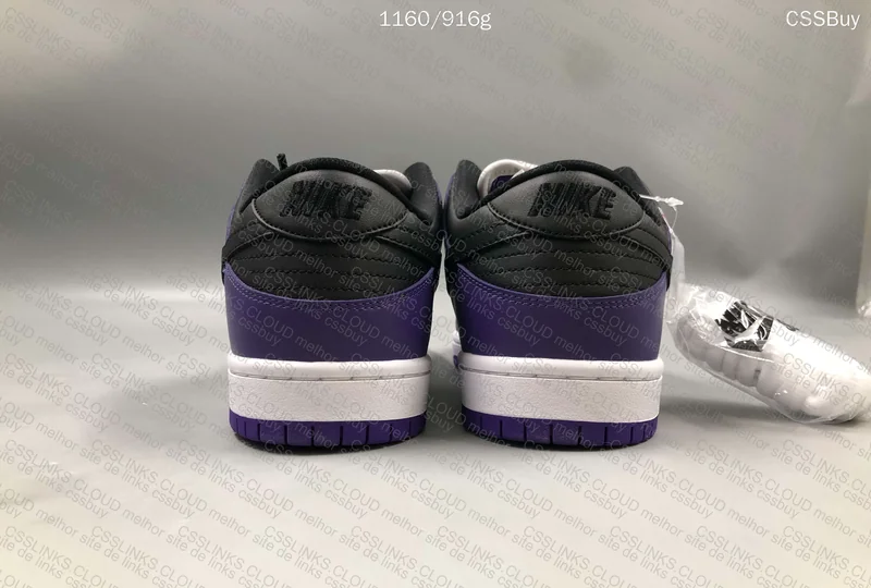 QC Dunk SB low court purple 5