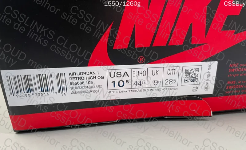 QC Jordan 1 dark mocha 9