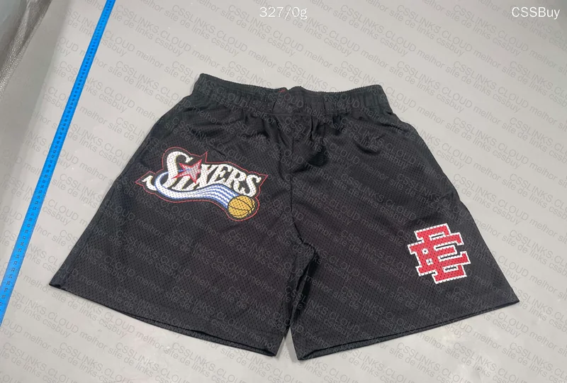 QC | Shorts Eric Emanuel Black 76ers. GL? 2