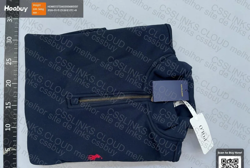 Quarter-Zip Azul Marinho (Logo Vermelha) - Ralph Lauren | RL TOTAL! 6