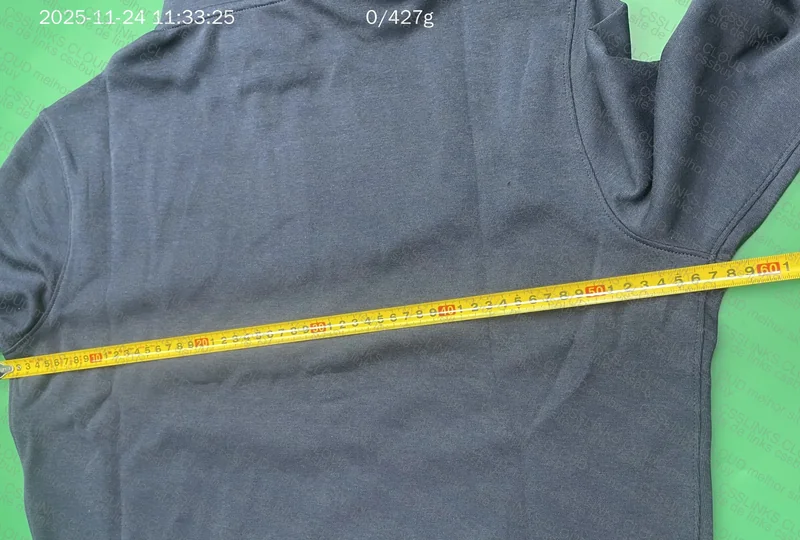 Quarter Zip NewDp (with Measurements)