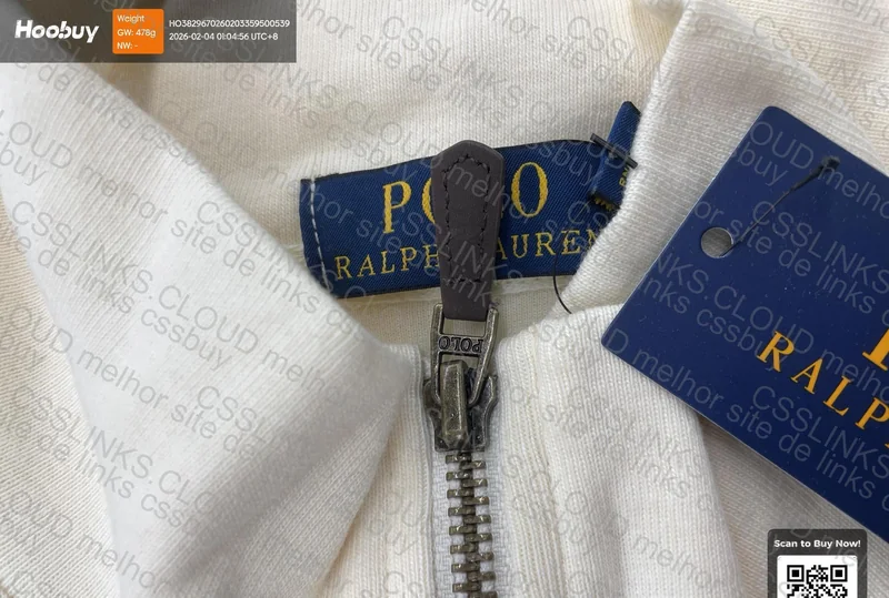 Quarter Zip Polo Ralph Lauren (Damasco) | GL??