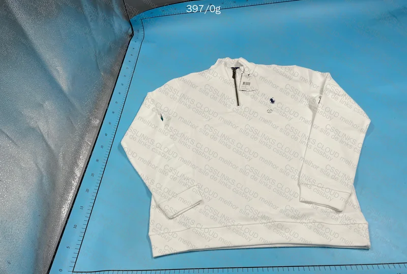 White Ralph Lauren Quarter Zip 5