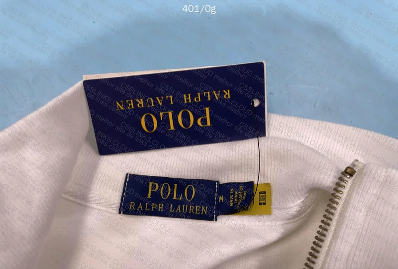 White Ralph Lauren Quarter Zip 3