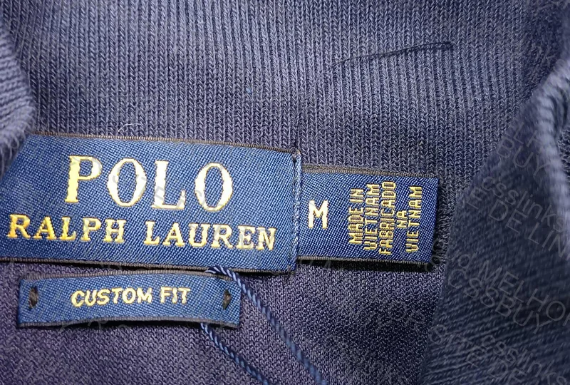 RL Quarter Zip with Measurements