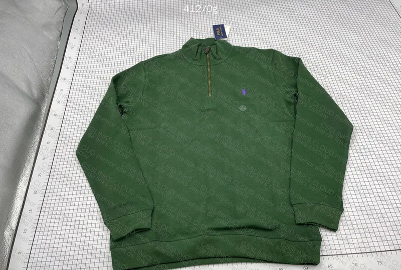 Dark Green Ralph Lauren Quarter Zip 2