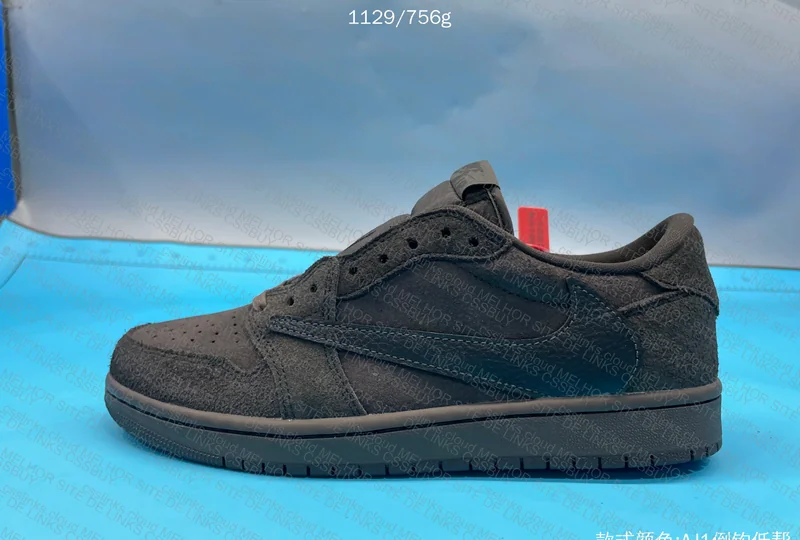 QY BATCH - AJ1 Travis Velvet Brown 9