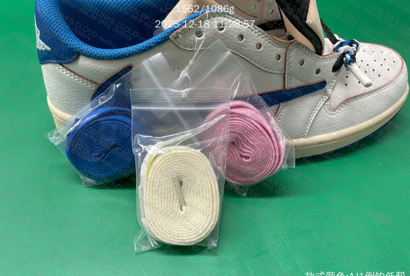 QY BATCH - Fragment 2.0 Low Travis Scott x Air Jordan 1 4