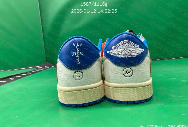 QY BATCH Fragment 2.0 Travis Scott Air Jodan 1 4