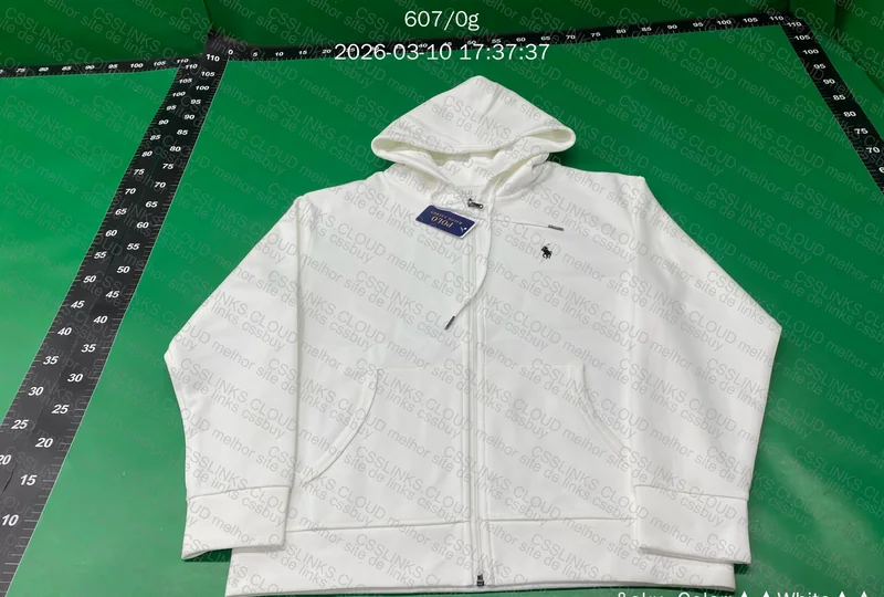 Ralph lauren hoodie branco 2