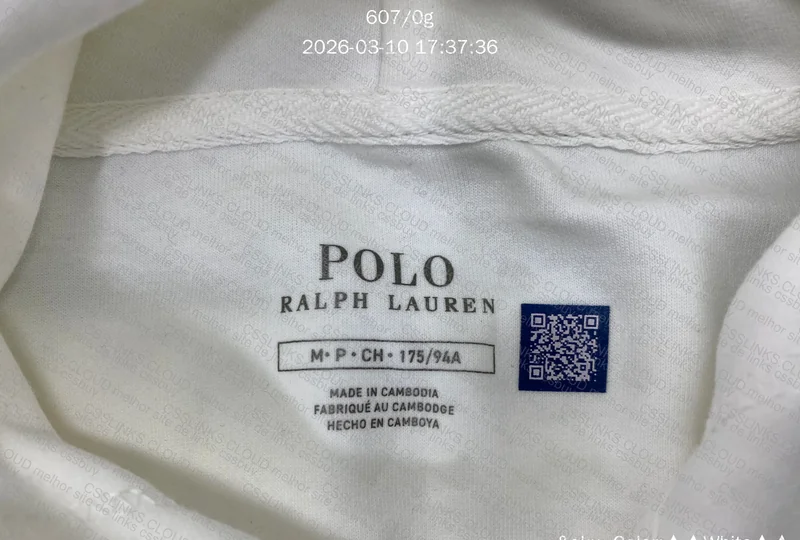 Ralph lauren hoodie branco 5