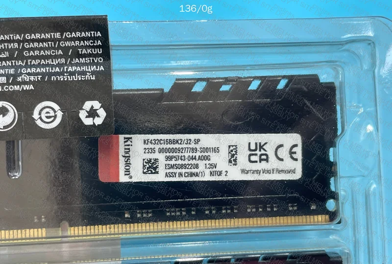 Ram 2x16Gb DDR4 3200MHz