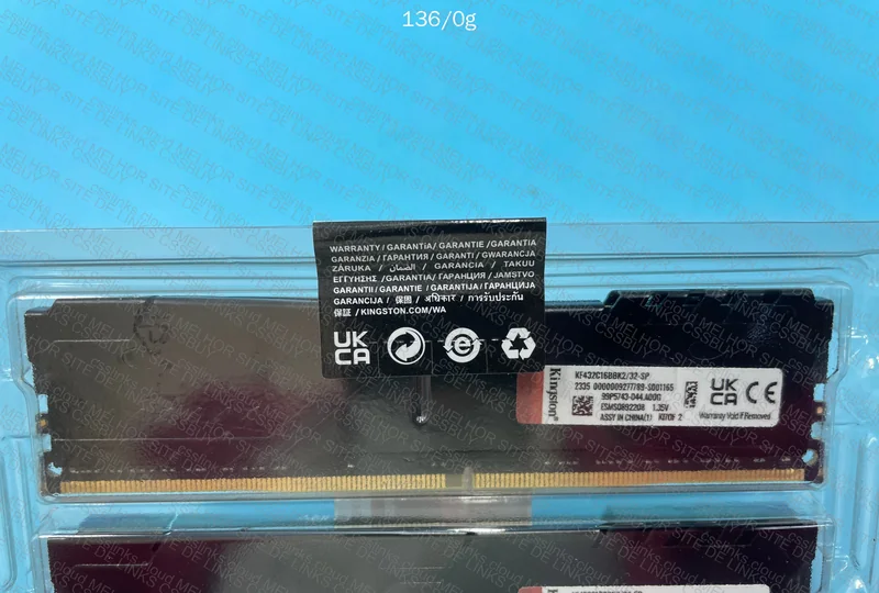Ram 2x16Gb DDR4 3200MHz 4