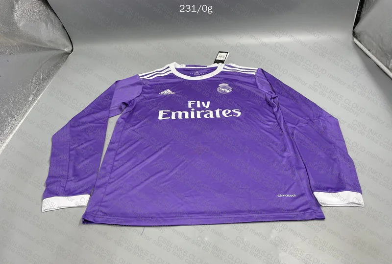 Real Madrid Purple Long Sleeve