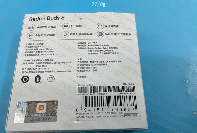 Redmi buds 6 3