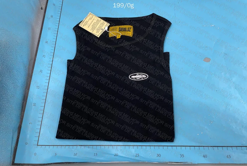 Corteiz Alcatraz Black Tank Top