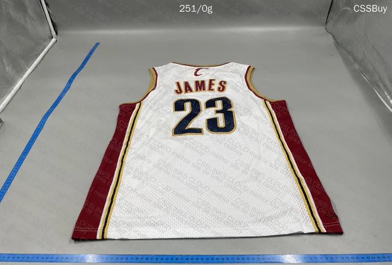 White LeBron James Cavaliers Tank Top