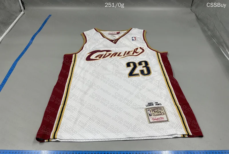 White LeBron James Cavaliers Tank Top 2
