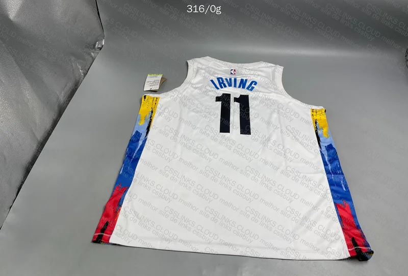 NBA Tank Top - Brooklyn Nets White City Edition 3