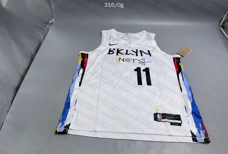 NBA Tank Top - Brooklyn Nets White City Edition 4