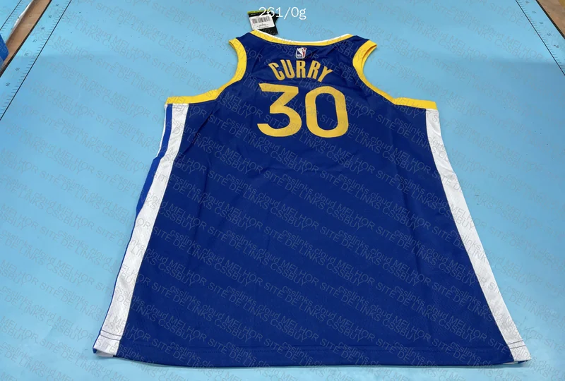 NBA Golden State Warriors Blue Tank Top - Steph Curry 35 Yuans 5