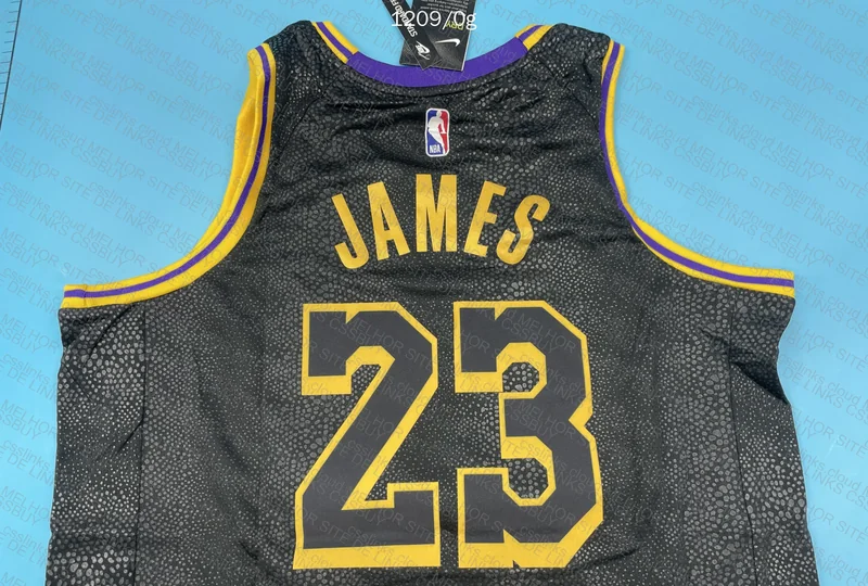 NBA Los Angeles Lakers Black Lebron James Tank Top - 35 Yuans 6