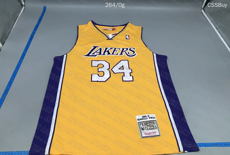 Shaq O'Neal Yellow Lakers Tank Top 2