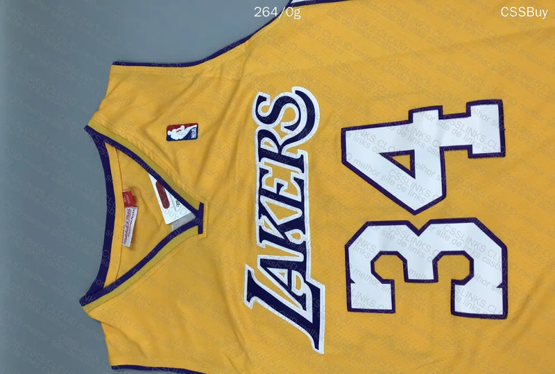 Shaq O'Neal Yellow Lakers Tank Top 3