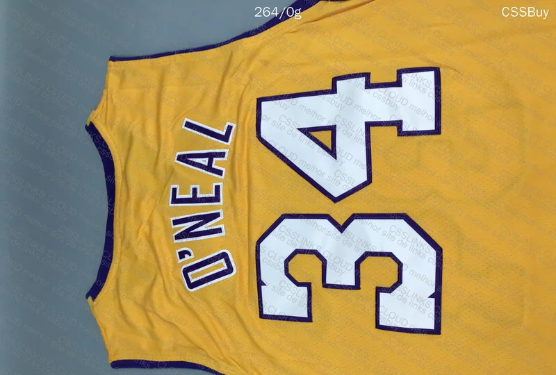 Shaq O'Neal Yellow Lakers Tank Top 4