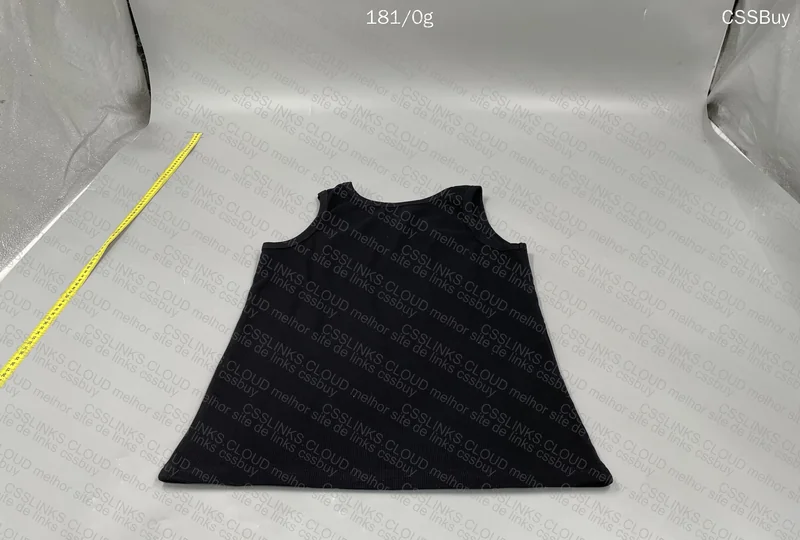 Black Ribbed Tank Top 3