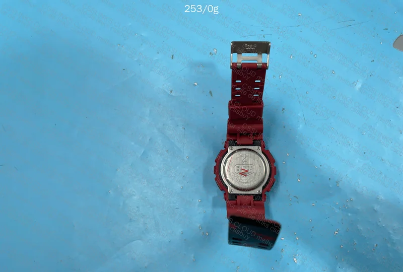Casio G-shock Ga-100 Black and Red Camo Watch 3