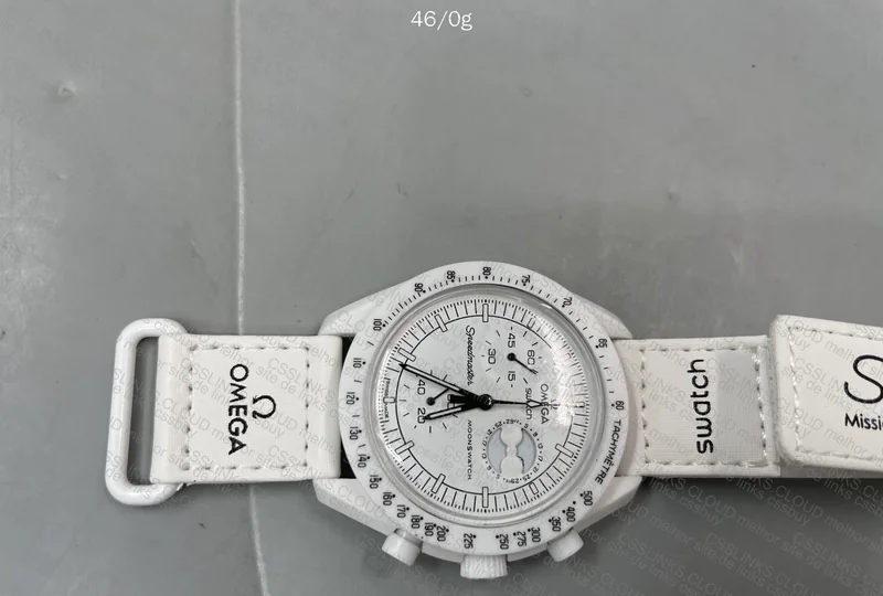 White Omega Watch 2