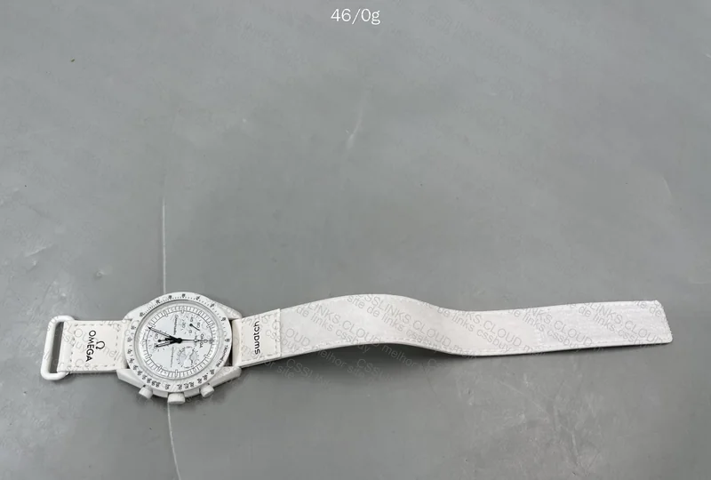 White Omega Watch 3