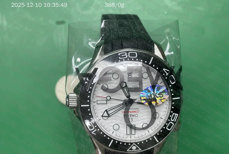 White Omega Seamaster Watch 3