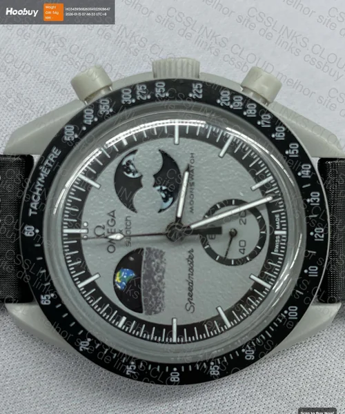 Relógio Omega x Swatch Moonwatch Mission To Earthphase 4
