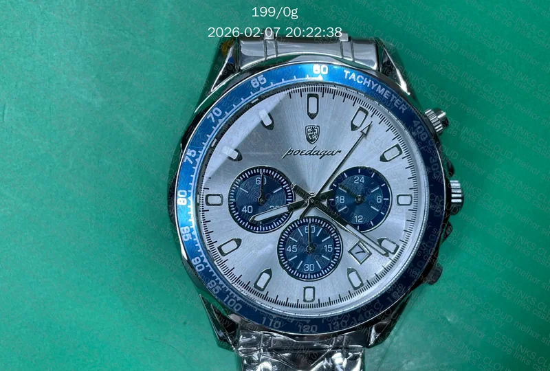Relógio Poedagar (Inspirado no TAG Heuer Carrera Chronograph) 3
