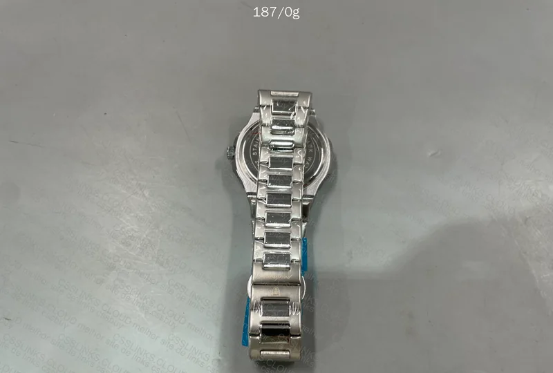 Poedagar Watch, Silver Shell Black