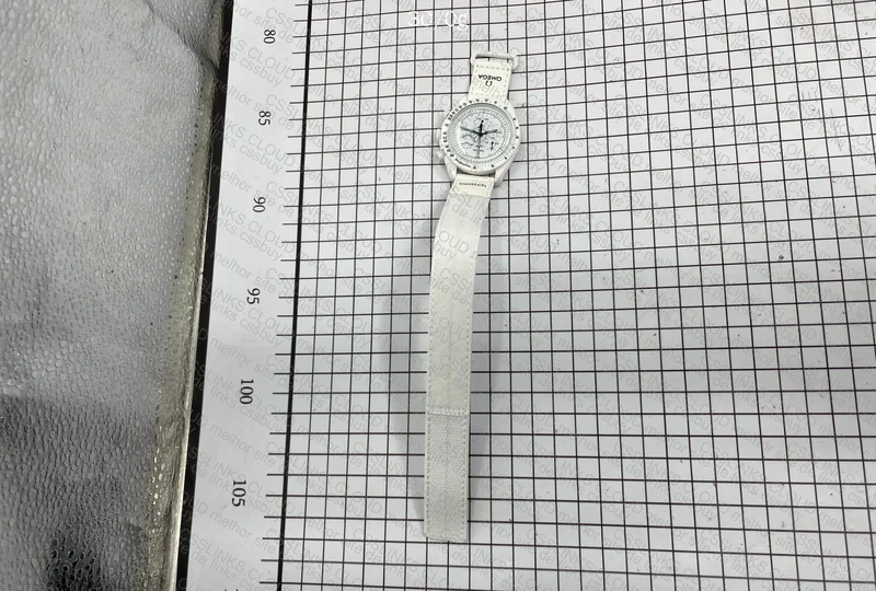 Swatch X Omega Moonswatch Moonphase Snoopy White