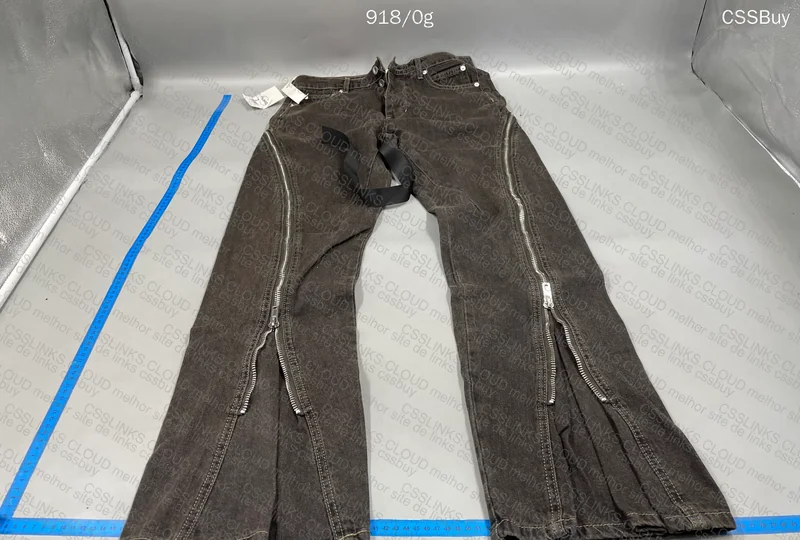 Rick Owens Bolan Zip-Detailed Flared Jeans 2
