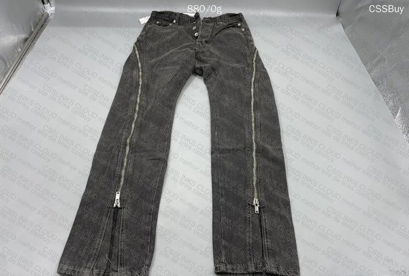 Rick owens Bolan zip flared jeans 5