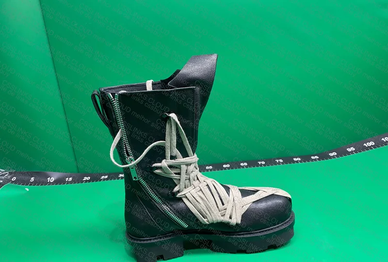 Rick Owens Army Megatooth Megalace Boots