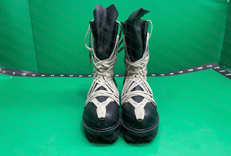 Rick Owens Army Megatooth Megalace Boots 2