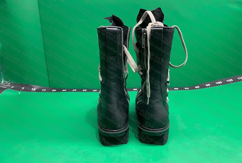Rick Owens Army Megatooth Megalace Boots 4