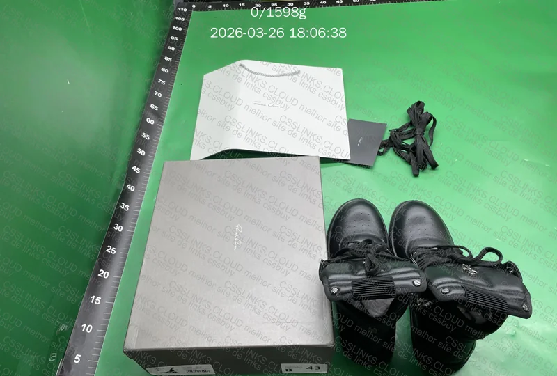 rick owens geobasket x chromehearts