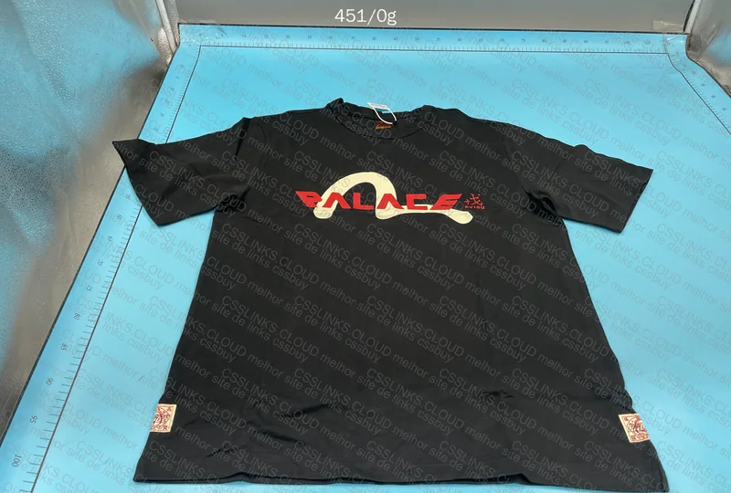 (SALE🔥) 2x Evisu x Palace Logo T-Shirts Black/White