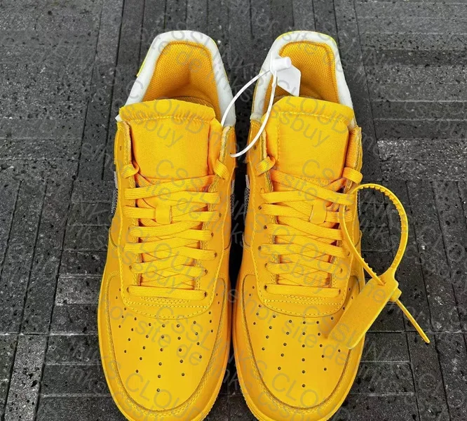Sale Air Force Off White Yellow 5